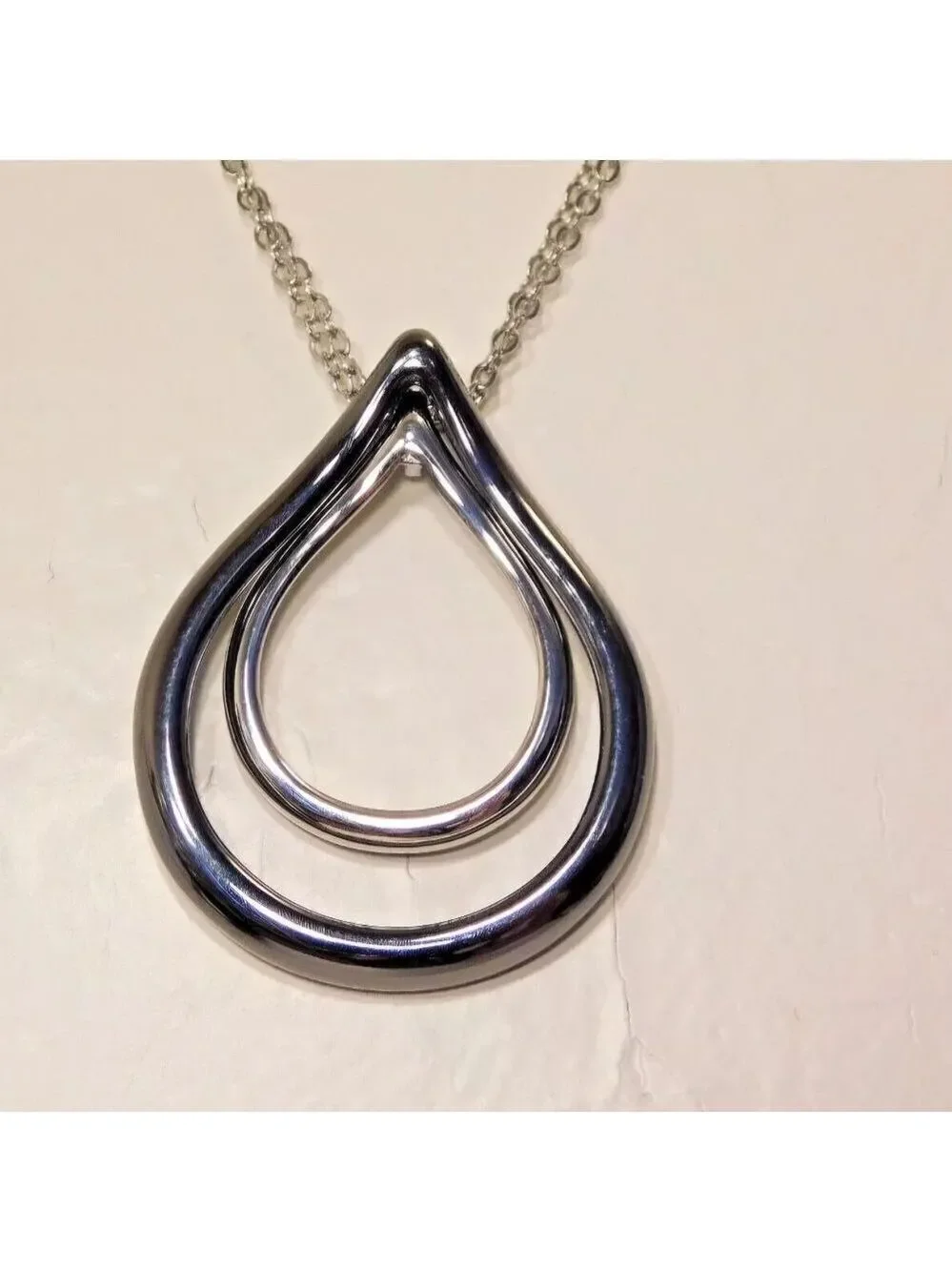 Lia Sophia Double Dip Pendant Necklace, 18-21
